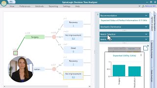 Getting started with Decision Tree  Surgery or Medication example healthcare SpiceLogic software [upl. by Arbed]