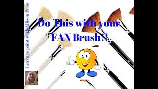 UNLEASH Your FAN Brush Tips for Acrylic Painting Beginners Step by Step [upl. by Belvia648]