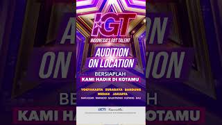 Kami segera hadir di KOTA MU Audition On Location” Indonesia’s Got Talent 2023 [upl. by Gile525]