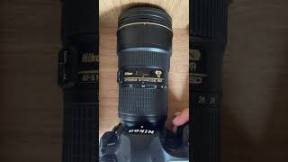 AFS NIKKOR 2470mm f28E ED VR AF speed [upl. by Crespo812]