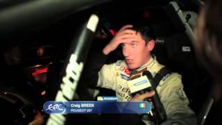 Onboard Breen  Vanneste ERC Sanremo Rally and Crash [upl. by Niatsirk]