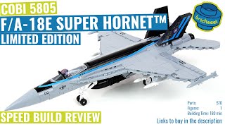 COBI 5805 FA18E SUPER HORNET™  TOP GUN Maverick™  Speed Build Review [upl. by Paco]