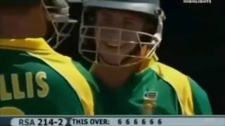 Icc World Cup 2007 Herschelle Gibbs Smashes Six Sixes In An Over [upl. by Narot753]