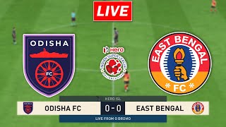 🔴LIVE  Odisha FC vs East Bengal  Hero Indian Super League Match isl2023 [upl. by Annaet]