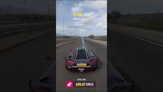 Koenigsegg Agera RS TOP Speed 440 KMH shorts [upl. by Nonnair]