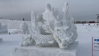 Asahikawa Snow Festival  Day 26  Japan Travel 2023 ASMR  CAPTIONS ON  CLUB PROFESSIONALS [upl. by Harleigh286]