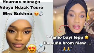 Heureux ménage Ndeye Ndack Toure 💍😍😍 « dañio bayi lëpp ba sunu brom ñiew…🙏🙏 » [upl. by Ciprian397]