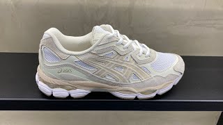 Asics Gel NYC WhiteFeather Grey  Style Code 1203A663102 [upl. by Viccora946]