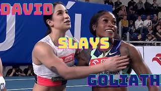 EPIC EWA SWOBODA TAKES DOWN ELAINE THOMPSON HERAH IN AMAZING RUN COPERNICUS CUP TORUŃ [upl. by Kernan]