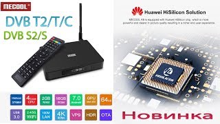 Новинка TV Box Mecool K6 Встроенные ТВ тюнеры DVB T2TC и DVB S2 Обзор [upl. by Wehtta]