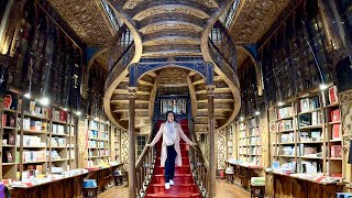 Livraria Lello  A most Beautiful Bookshop [upl. by Egiedan]