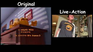 The Garfield Show Intro Side By Side Comparison [upl. by Basir]