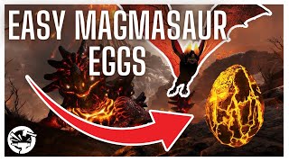 How To Get Easy Magmasaur Eggs  Ark Fjordur [upl. by Smail]