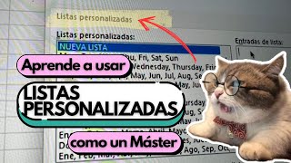 Cómo Crear Listas Personalizadas en Excel Domina el Orden y la Productividad  Como un Máster [upl. by Nnylsoj596]