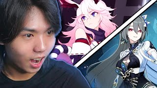 First Time Reacting To ALL Honkai Impact 3rd Version Trailers [upl. by Pachston]