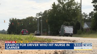 Police searching for driver who hit Garner nurse three weeks after hitandrun [upl. by Desta]