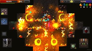 Caves Roguelike  Mechanist vs Omega Cyber Priest Hard mode [upl. by Nosretep]