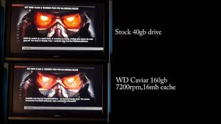 PS3 7200rpm vs 5400rpm on Killzone 2 [upl. by Yelyah]