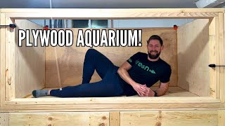 I Built a Huge DIY Plywood Aquarium Part Two [upl. by Aivun]