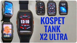 KOSPET TANK X2 ULTRA  zegarek z GPS i wieloma przydatnymi funkcjami wodoszczelny IP69 [upl. by Flo]