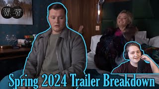 Hollyoaks Spring Trailer 2024 Reaction And Breakdown [upl. by Yentruok]