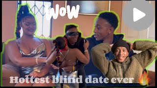 Aaron with a Crazy hun on a blint date 🔥🔥😭must watch [upl. by Stephens]