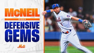 Jeff McNeil  2023 Defensive Highlights [upl. by Notreve525]