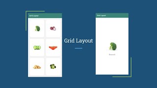 Grid Layout in Android Studio  Grid Layout with CardView and ClickListener [upl. by Cicero]