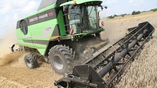 DeutzFahr C7206 Mähdrescher im AGRARTECHNIKMaschinentest [upl. by Semela33]