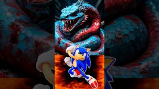 Sonic Tails Amy Shadow Silver Knuckles as BLOOD SNAKE shorts [upl. by Adnah]