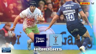 Highlights Sale Sharks v Harlequins  One point denies Quins the win in Prem Rugby season opener [upl. by Jamie]