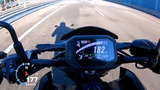 Kawasaki z900 2021 Top Speed  MotoTopSpeed [upl. by Coben390]