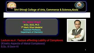 Factors affecting Lability of Complexes [upl. by Ecirehc]