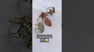 😱DIY Rings shorts handmand howtomake [upl. by Arracat70]