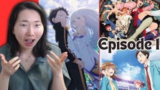 Best Anime of Fall 2024 Watching rezero dandadan bluebox Episode 1 Reactions [upl. by Losyram]