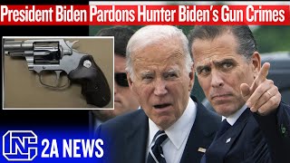 President Biden Pardons Hunter Bidens Gun Crimes [upl. by Damek]