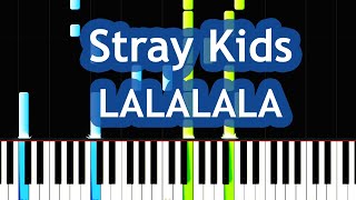 Stray Kids  LALALALA Piano Tutorial [upl. by Elladine]