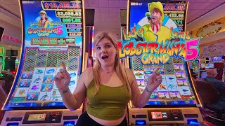 I Found the NEW Lobstermania 5 Grand Slot Machines in Las Vegas [upl. by Santiago]