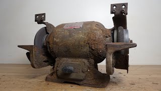 1973 Bench Grinder Restoration [upl. by Yla319]