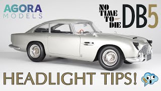 Healight fix Agora Models 007 Aston Martin DB5 James Bond No Time To Die 18 scale diecast build [upl. by Rabaj]