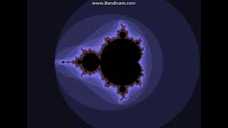 MandelShip Mandelbrot Zoom Out [upl. by Ahsirt]