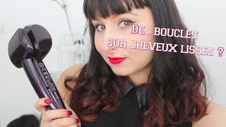 Comment BOUCLER des cheveux LISSES  Babyliss Curl Secret  OptiLipStick [upl. by Atteloj]