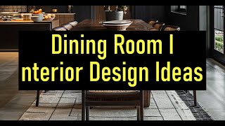 Dining Room Interior Design Ideas [upl. by Martelli]