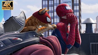 TASM 2 amp Bodega Cat Suit Vs Sandman NG  Marvel’s SpiderMan 2 PS5 Gameplay 4K60FPS [upl. by Slifka796]