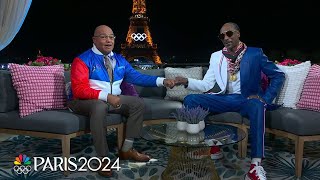 Snoop Dogg drops some news on Los Angeles 2028 Olympics  Paris Olympics  NBC Sports [upl. by Shalom]