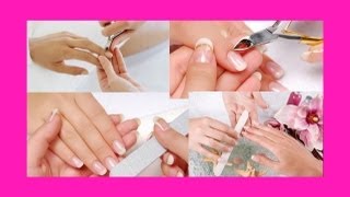 Как сделать классический маникюр  How to make classic manicure [upl. by Ennayr]