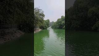 Hauz khas lake delhi  Beautiful lake in delhi  Hauz khas village delhi lake  Delhi tourist places [upl. by Aseefan]