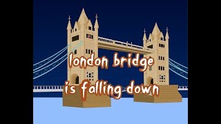 London Bridge Is Falling Down  Nursery Rhymes With Full Lyrics [upl. by Ingmar]