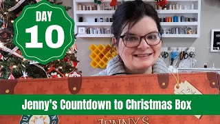 DAY 10 Jennys Countdown to Christmas Box 2022  MSQC [upl. by Annayehc557]