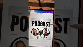 Podcast Design In Canva ✨👀 feel free 😉follow me and Comment your opinion 😃 newdesign canvahack [upl. by Alethia]